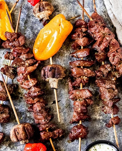 Grilled Venison Kabobs