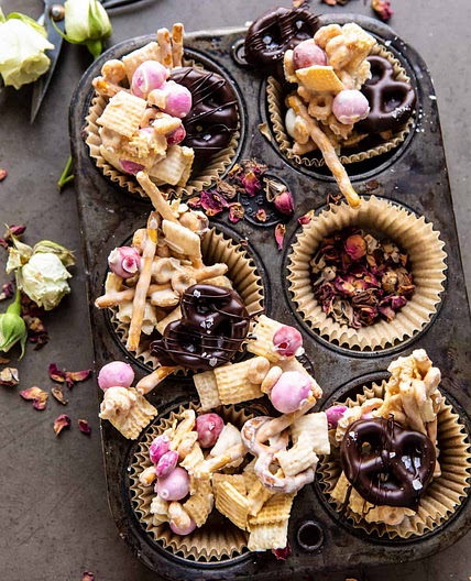 Valentine's Day Double Chocolate Chex Mix