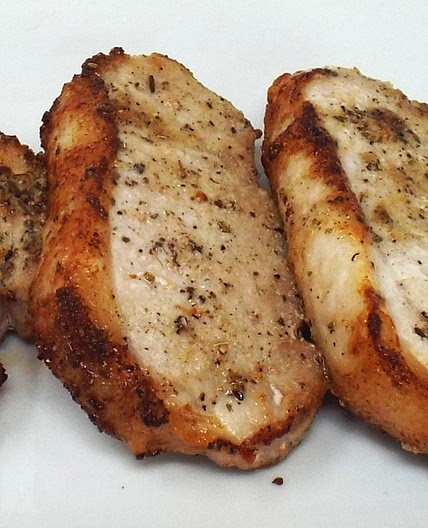 Air Fryer Garlic and Sage Pork Chops