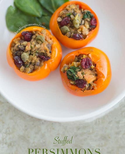Savory Stuffed Persimmons