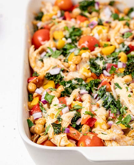 Loaded Veggie + Chicken Casserole