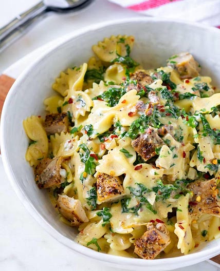 Chicken Florentine Pasta
