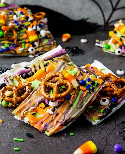 Halloween Candy Bark