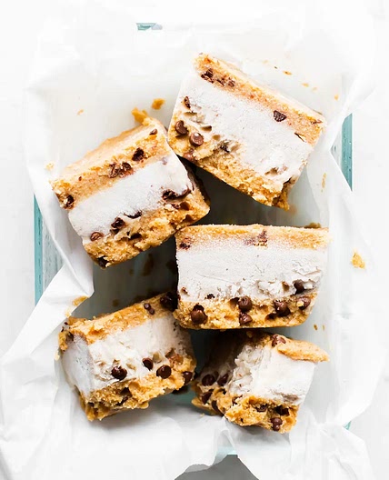 Cookie Dough Ice Cream Sandwiches