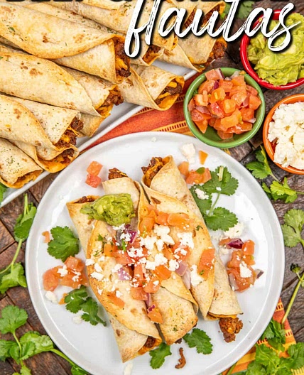 Beef & Cheese Flautas