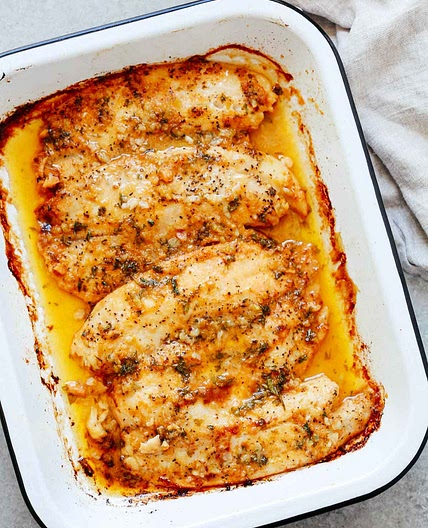 Baked Tilapia Recipe With Garlic Butter