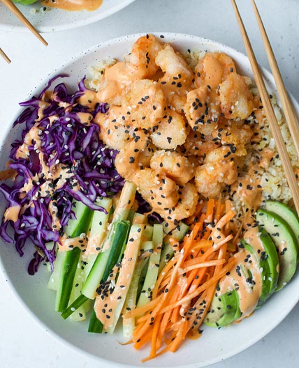 Dynamite Shrimp Sushi Bowl