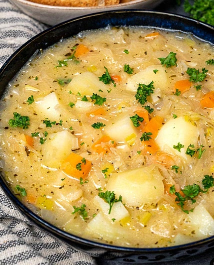 Polish Sauerkraut Soup (Kapusniak)