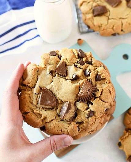 Jumbo Peanut Butter Cup Cookies