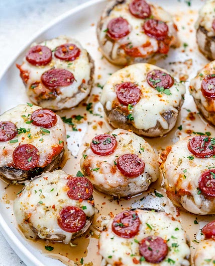 Mushroom Pizza Bites
