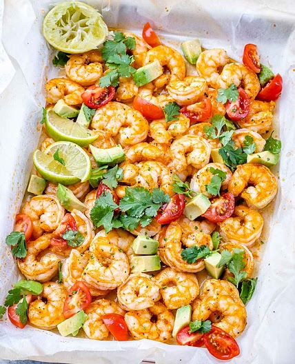 Chili Lime Shrimp Sheet Pan