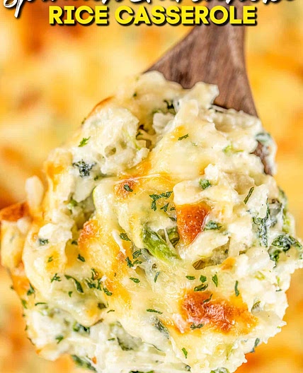 Spinach & Artichoke Rice Casserole