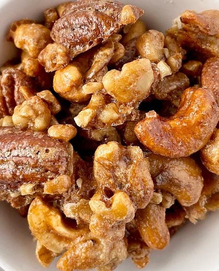 Crunchy Candied Mixed Nuts