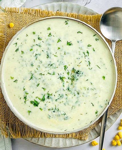 Spinach and Dill Raita