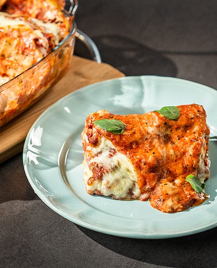 Cheesy Pork Cannelloni