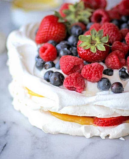 Mixed Berry Pavlova (Gluten Free)