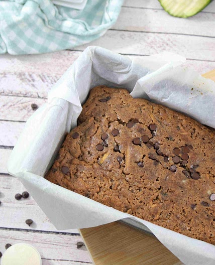 Chocolate Protein Zucchini Bread