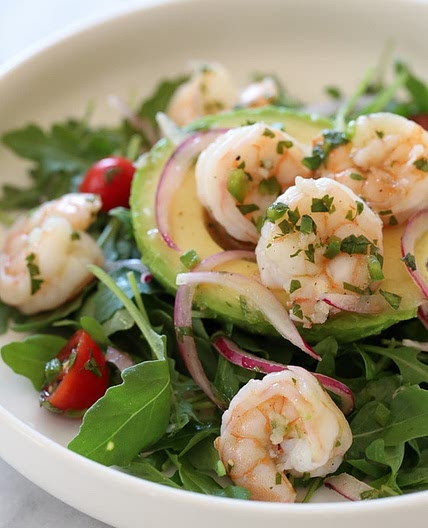 Shrimp Ceviche Stuffed Avocado