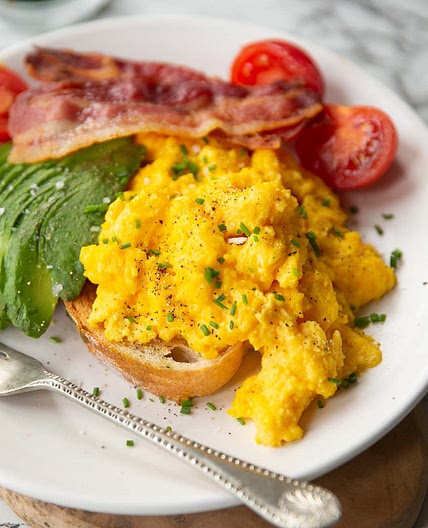 Cheesy Scrambled Eggs