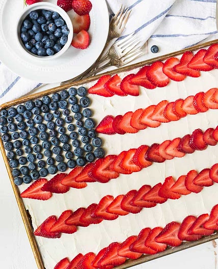 Flag Cake