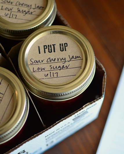 Low Sugar Sour Cherry Jam