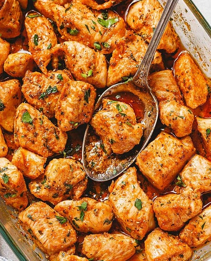 Easy Oven Baked Chicken Bites