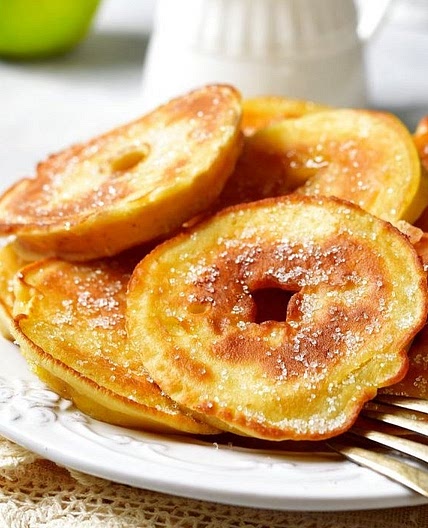 Beignets de pommes à la poêle