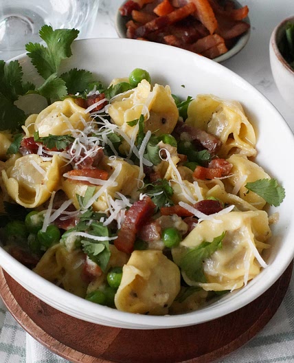 Italian Tortellini Carbonara