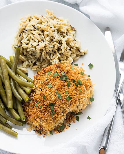 Herb Breaded Chicken Thighs
