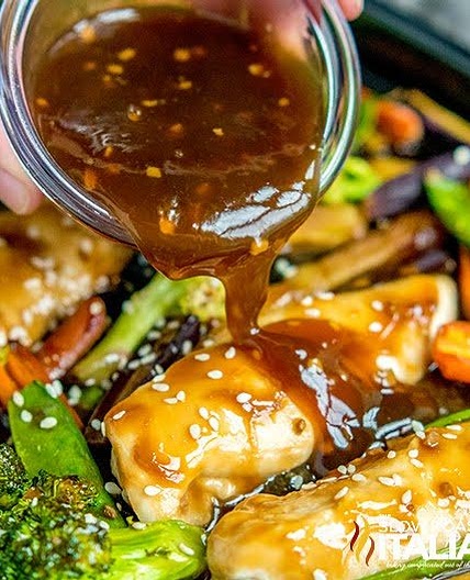 One-Pan Honey Garlic Chicken and Veggies