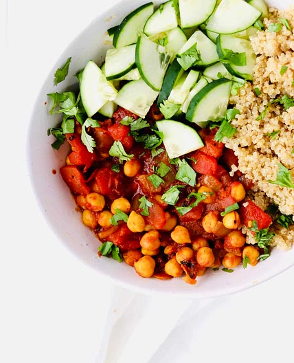 Moroccan Chickpea Bowls