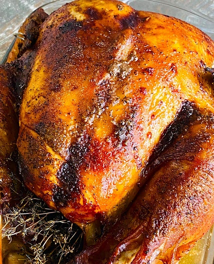 Lemon Pepper Brined Turkey