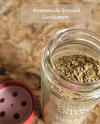 Homemade Ground Cardamom