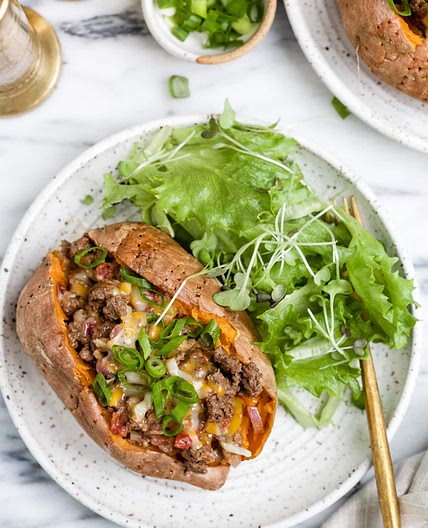 Stuffed Sweet Potatoes