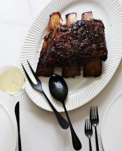 Flanken Roast with Shallot Sauce