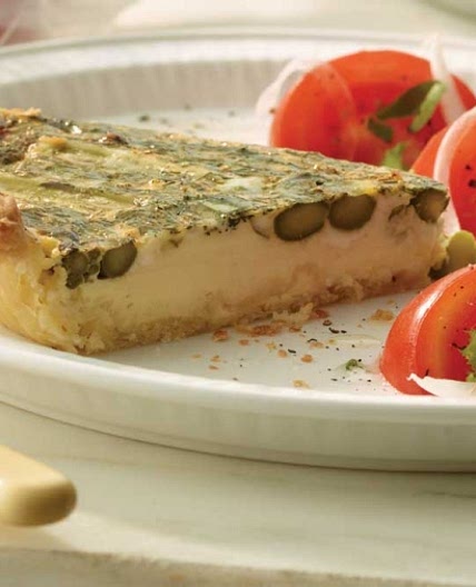 Asparagus and Parmesan Quiche