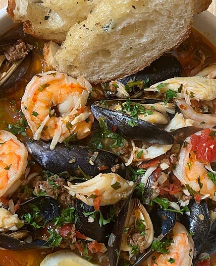Spicy Chorizo Seafood Stew Recipe