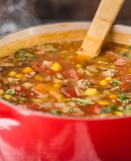 Carrabba's Sausage and Lentil Soup