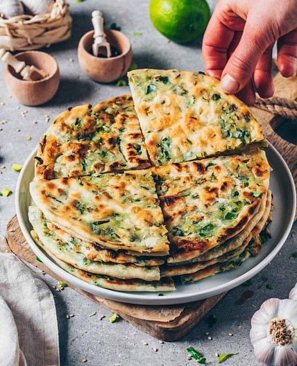 Vegan Scallion Pancakes