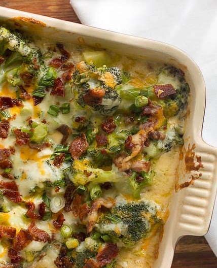 Bacon Cheddar Broccoli Bake