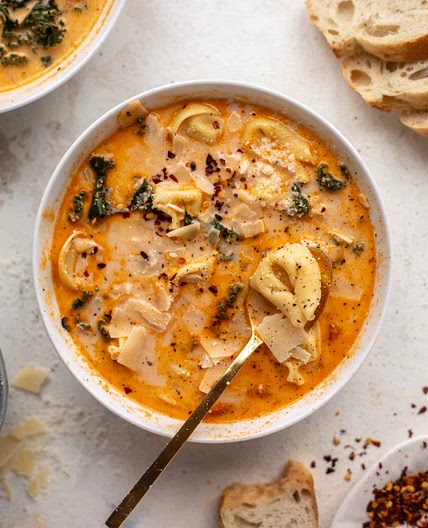 Chicken Tortellini Soup