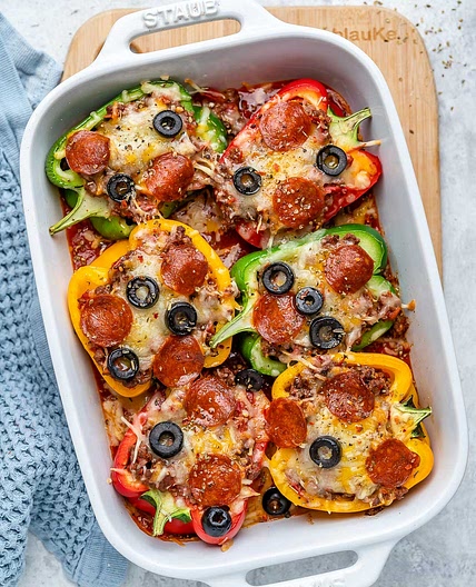 Pizza Stuffed Peppers