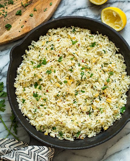 Mediterranean Cauliflower Rice