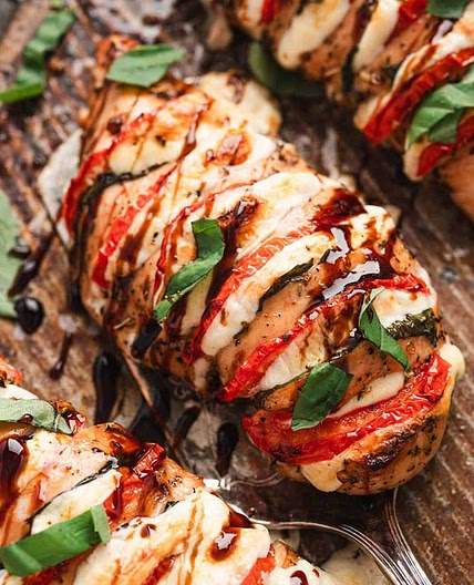 Caprese Stuffed Chicken