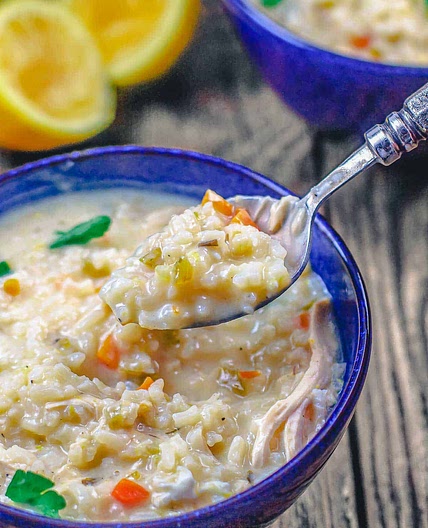 Avgolemono: Greek Lemon Chicken Soup