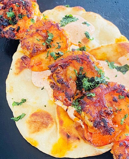 Blackstone Greek Shrimp Skewers