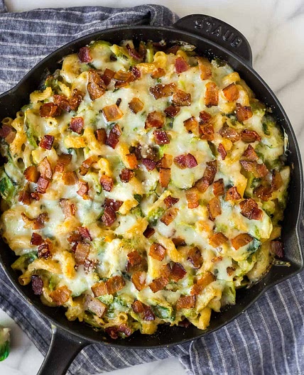 Brussels Sprouts Mac and Cheese