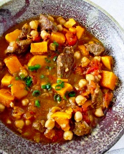 Moroccan Beef and Sweet Potato Stew