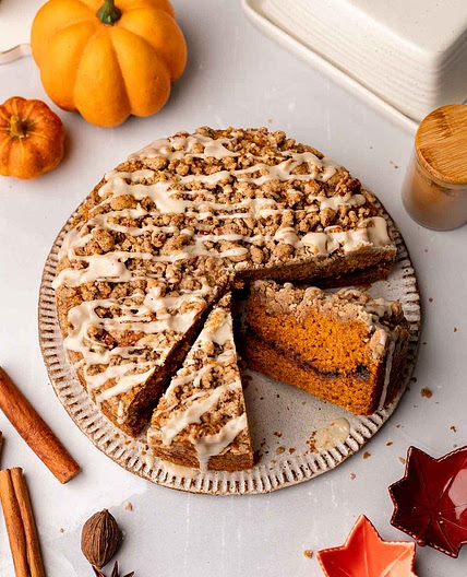 Vegan Pumpkin Coffee Cake