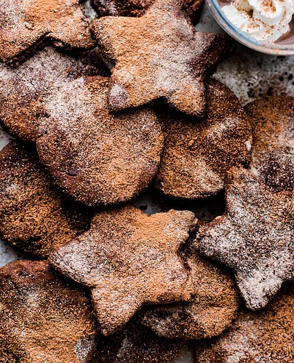 Mexican Hot Chocolate Sugar Cookies (Vegan, Paleo)